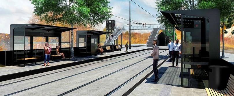 Nu ombygges Hjallese Station til både letbane og regionaltog