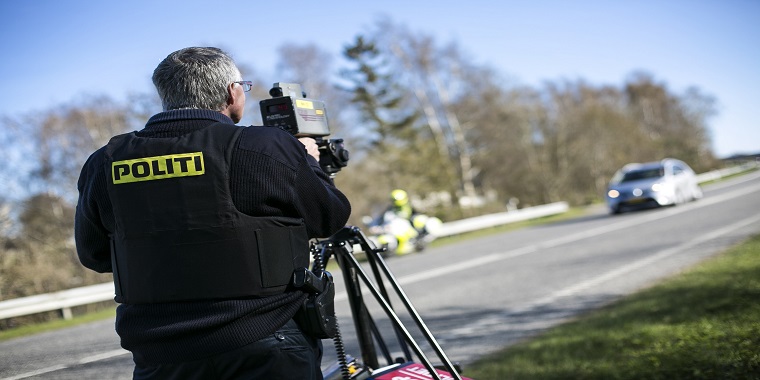 Fanger 206 fartsyndere på én dag: Holder skarpt øje med strækning