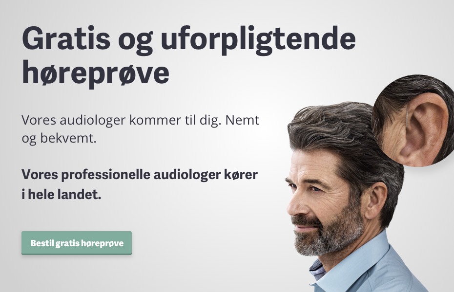 Er hørelsen blevet dårlig? Nu kan du få en gratis høreprøve hjem til dig