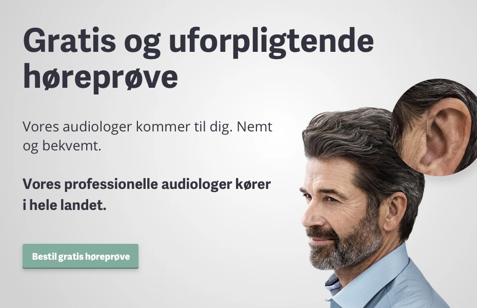 Er hørelsen blevet dårlig? Nu kan du få en gratis høreprøve hjem til dig