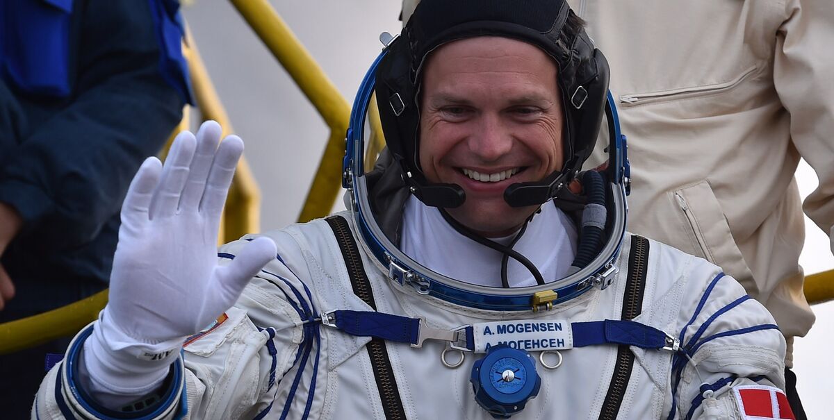 Historisk øjeblik: Andreas Mogensen bliver den første dansker nogensinde