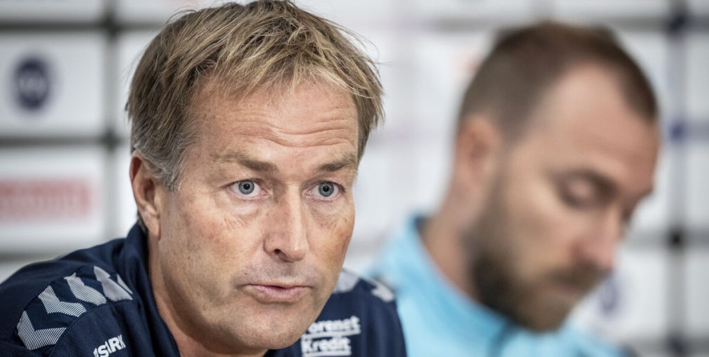 Melder klart ud: Kun én ting kan få Kasper Hjulmand til at fravælge Christian Eriksen
