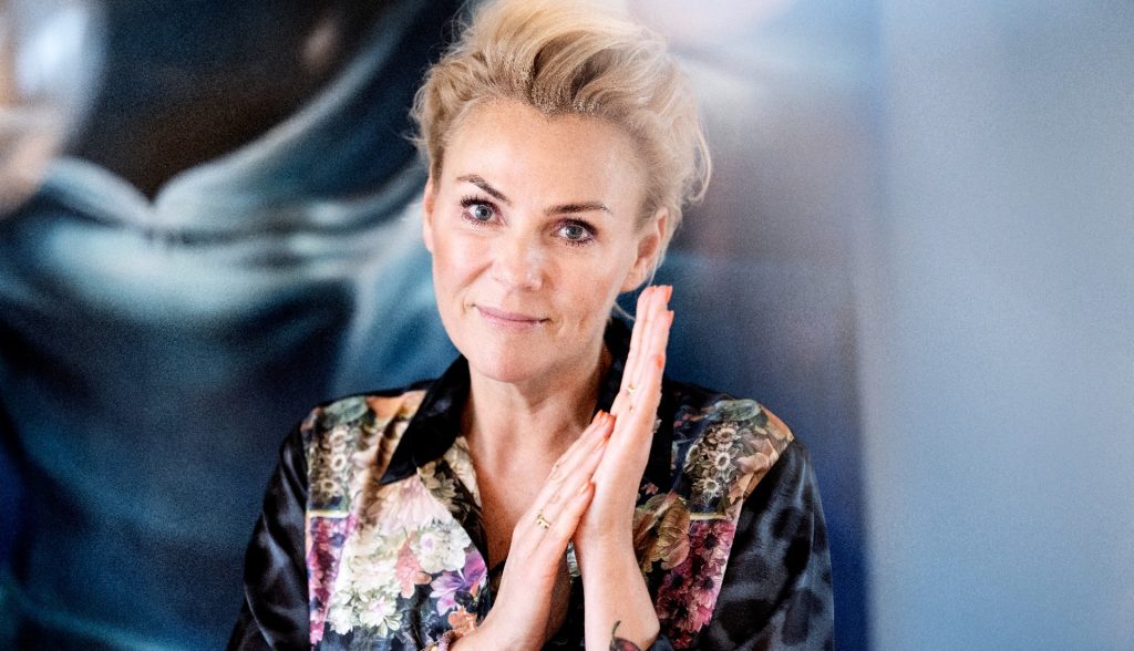 Lene Beier med glædeligt nyt om alpehotellet