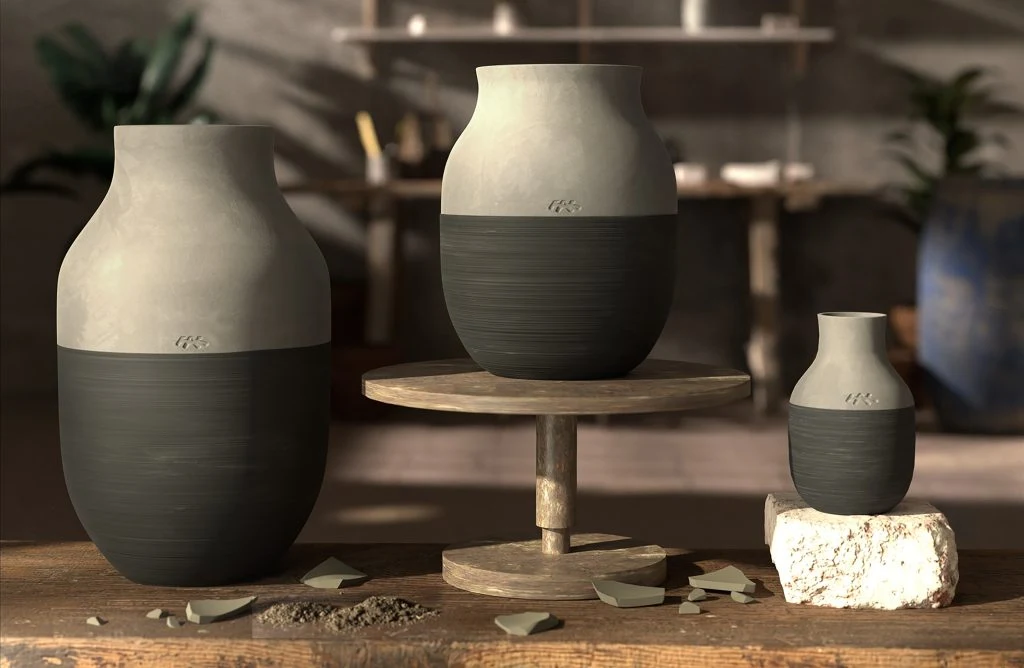 Nyhed rammer hylderne til februar: Kähler laver helt ny serie af vaser med unikt materiale