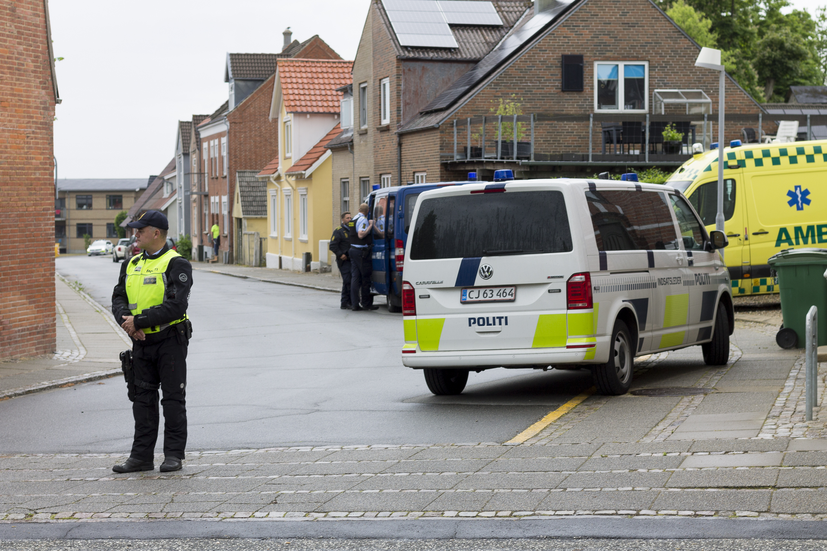 LIGE NU: Politi massivt til stede i Struer