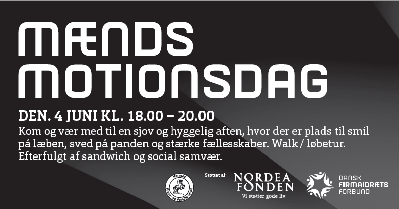 Motion for mænd – nyt løb skal sætte fokus på sundhed