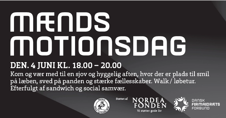 Motion for mænd – nyt løb skal sætte fokus på sundhed