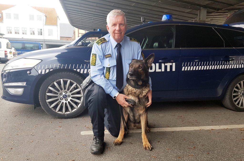 Årets Politihund: Heltemodige Chuck fandt savnet person i det kolde vand