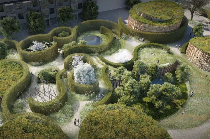 Nu vokser det ny H.C. Andersens Hus lige så stille frem