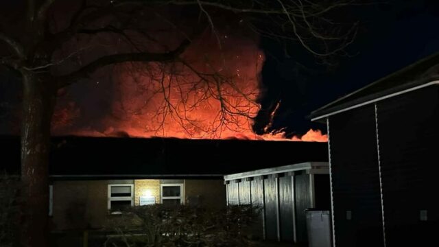 Alarmen gik i nat: Vuggestue brændt i Aarhus