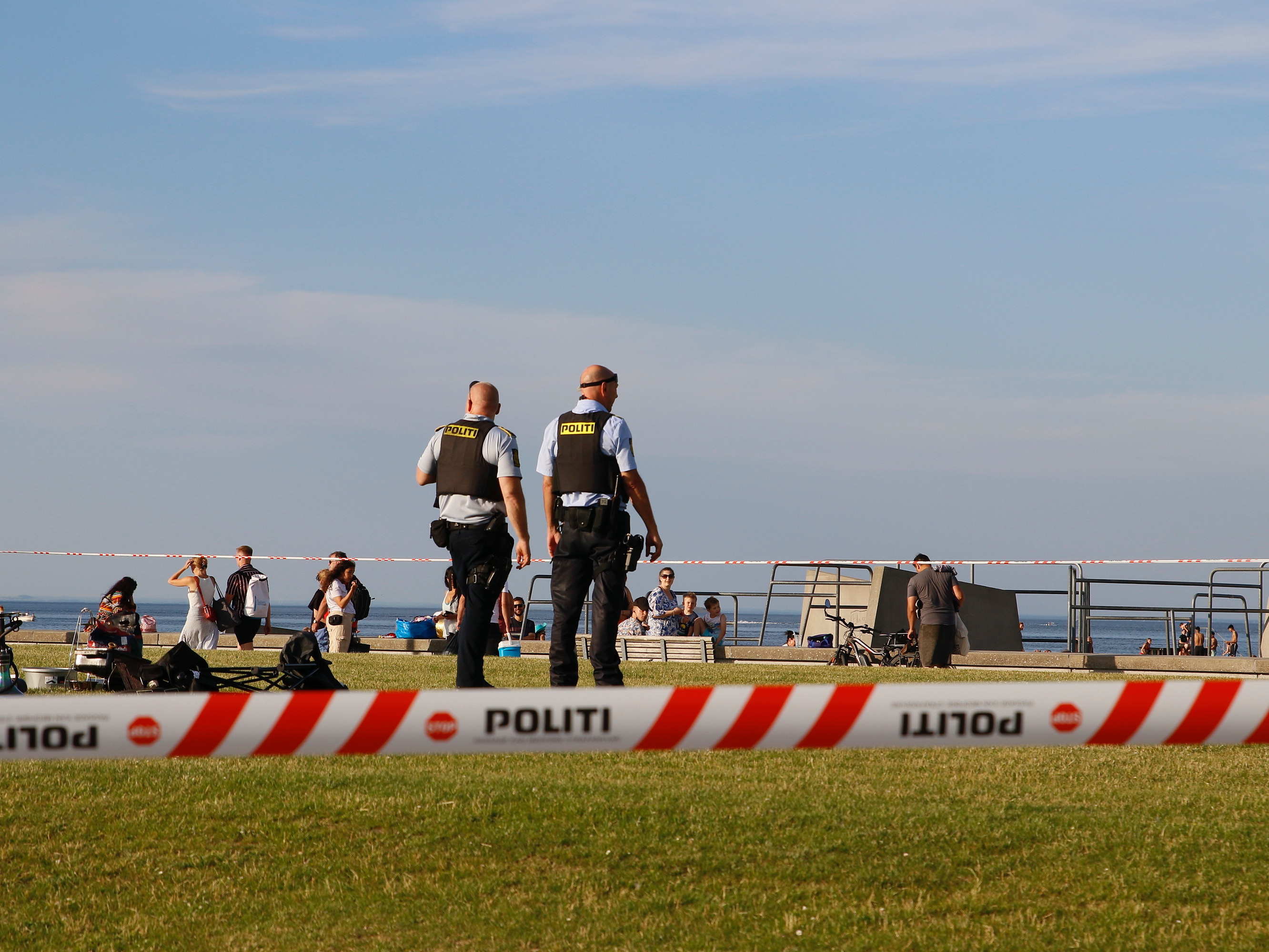 Masseslagsmål: Gik amok blandt andre strandgæster