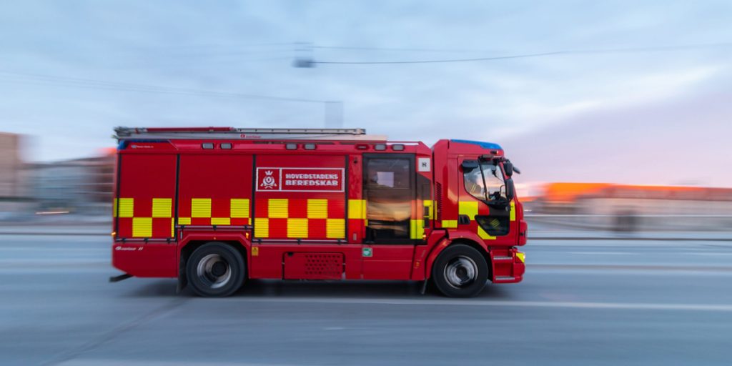 Dansk brandstation deler undskyldning: Vores brandbil drømte for højt