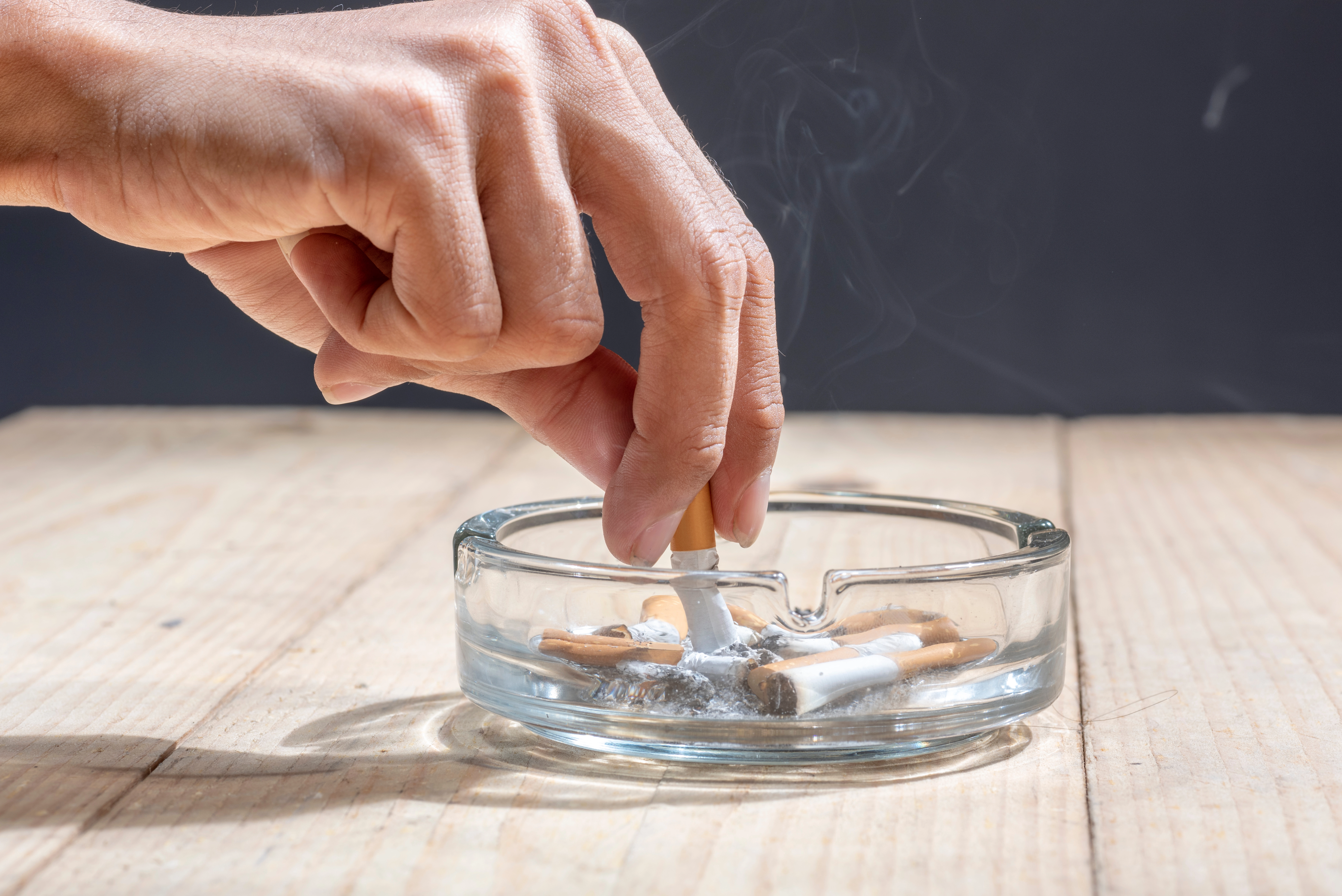 Så er det slut med cigaretterne