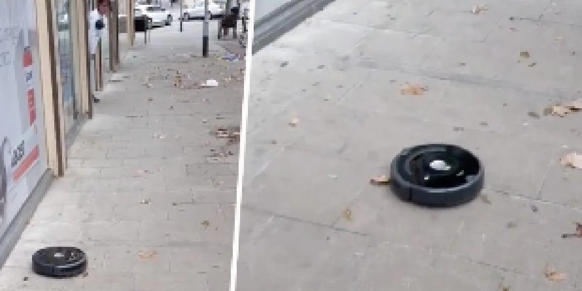 Robotstøvsuger “løber hjemmefra”: Hvad der sker bagefter, får internettet til at flække af grin