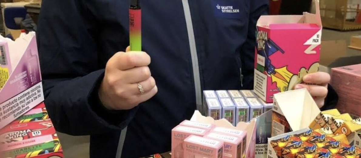 Fundet i danske kiosker: Skattestyrelsen har udstukket bøder for en million kroner