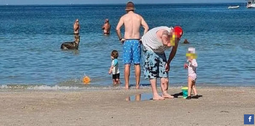 Familie tog dette billede på ferien: Fik voldsomt chok, da de kiggede på det bagefter