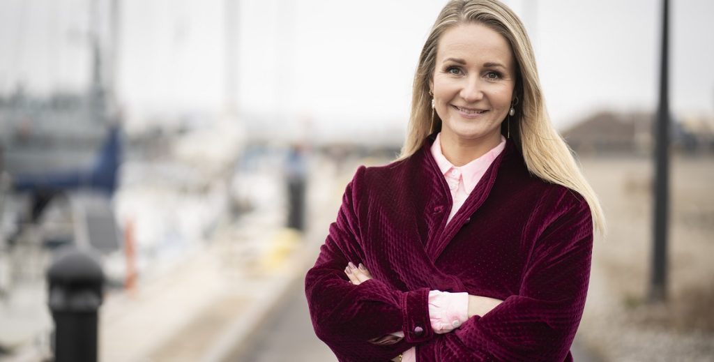 Stine Bjerre Mortensen i en ny rolle