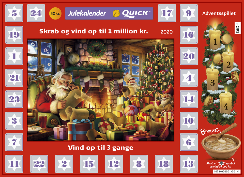 Havde du denne julekalender? – Så skal du nok lige tjekke den igen