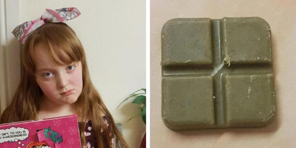 9-årig Alissa spiste julekalender-indhold i flere dage: Så fik hun ulækker overraskelse
