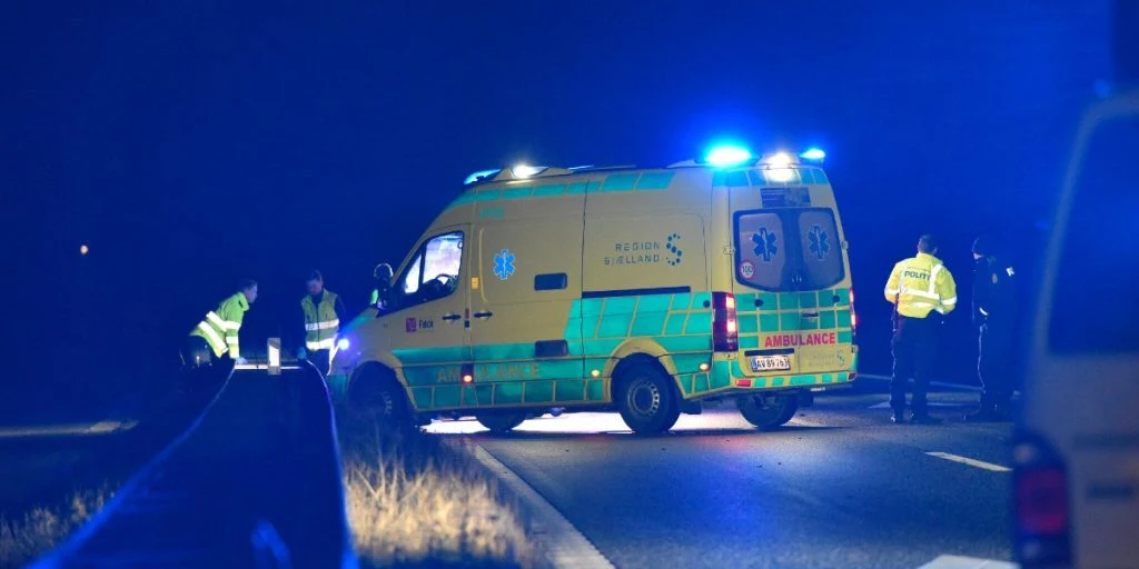 Tragisk ‘ambulance’-ulykke: 43-årig mand død