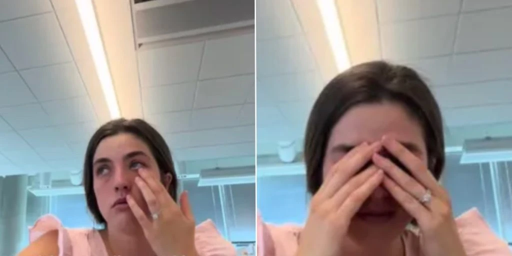 Arbejdende mor tager et kig på sin babyalarm: Så bryder hun ud i gråd