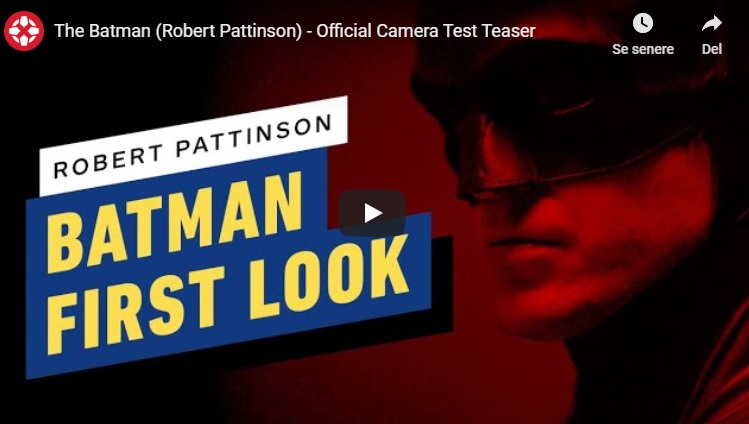 Se første glimt af Robert Pattinson som Batman