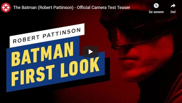 Se første glimt af Robert Pattinson som Batman