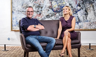 Michéle Bellaiche og Peter Ingemann med stor nyhed