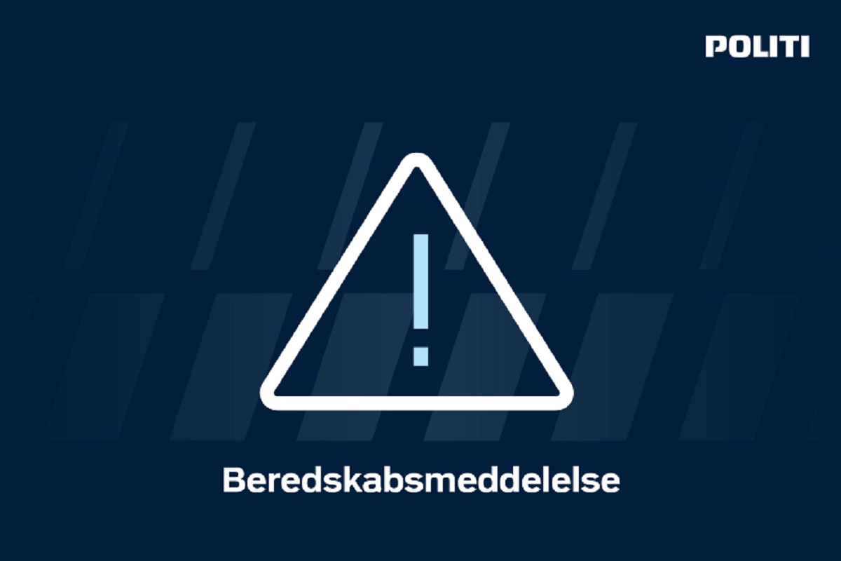 Beredskabsmeddelelse vedr. brand på havnen i Køge
