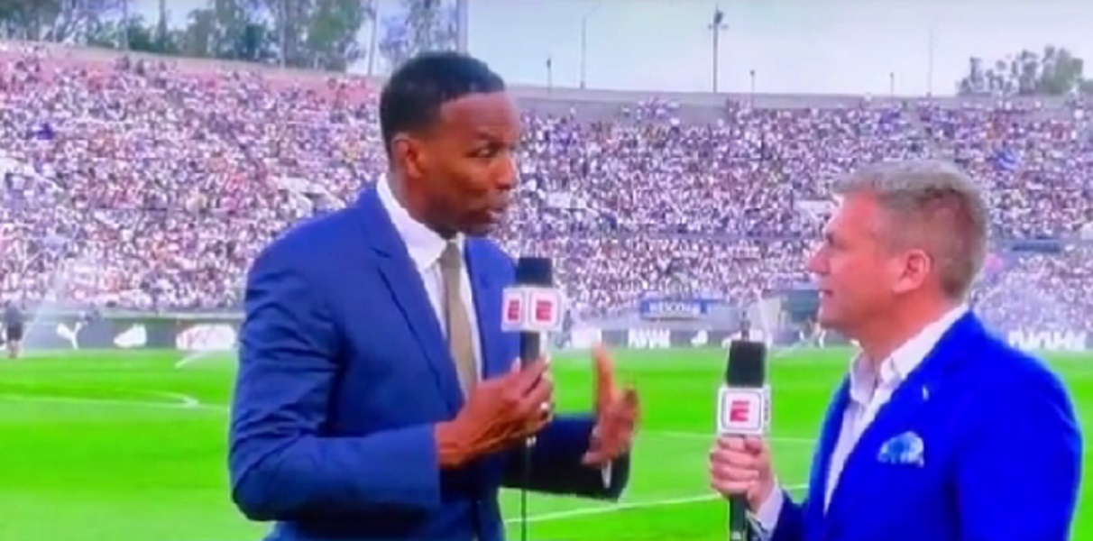 Skræmmende scener: Sportsreporter besvimer live på tv