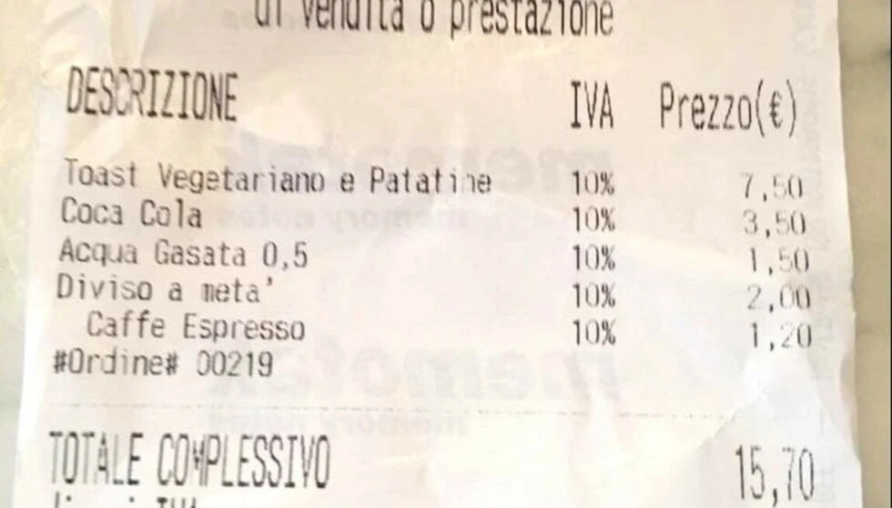 Turist bestilte en sandwich på restaurant i Italien: Fik et chok da han så regningen