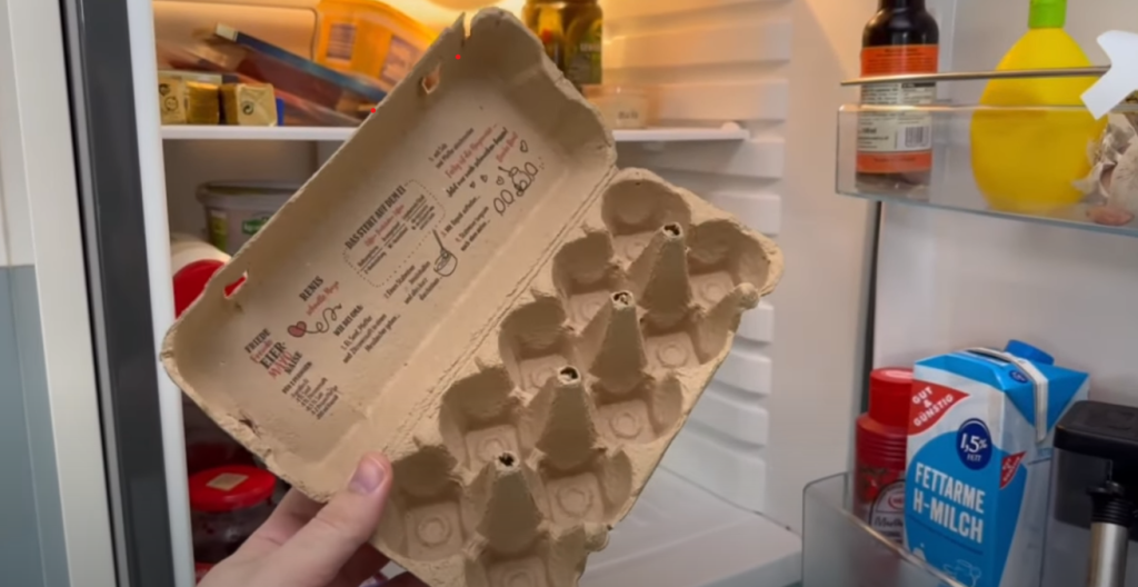 Mand bruger sin æggebakke på alternativ måde: Når du har set dette, vil du aldrig den ud