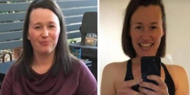 Mor så et billede af sig selv: Så smed hun 25 kilo