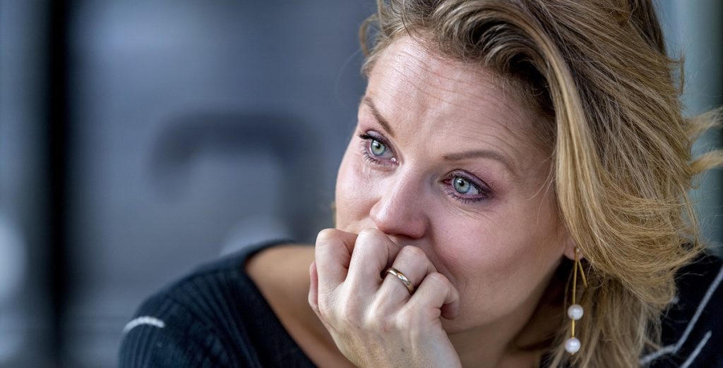 Cecilie Hother i stor sorg