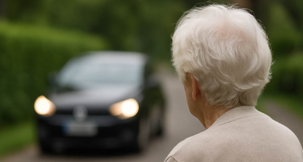 81-årig pensionist var i haven, da en bil standsede ved lågen: Du gætter aldrig hvad der så skete