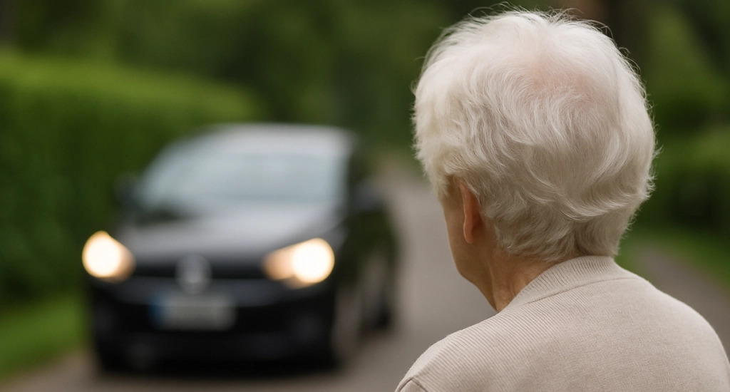 81-årig pensionist var i haven, da en bil standsede ved lågen: Du gætter aldrig hvad der så skete