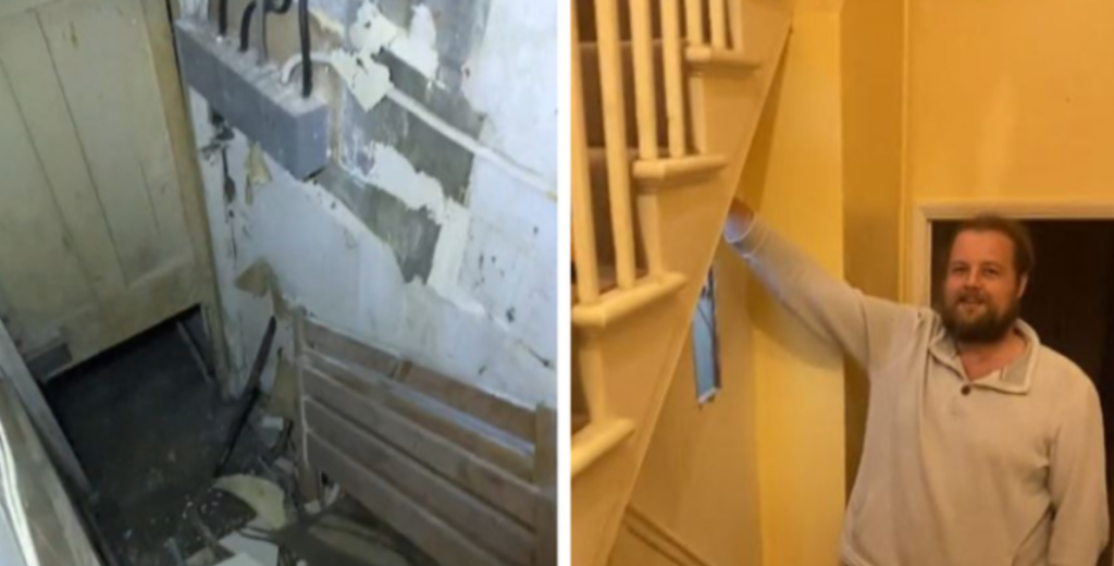 Kvinde køber 200 år gammel lejlighed: Hvad kæresten opdager bag en mur, minder om en gyserfilm