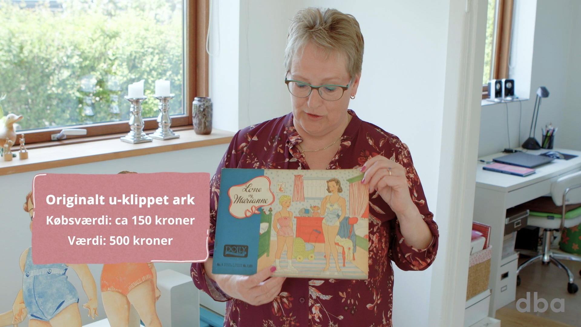 Lise samler på påklædningsdukker: Sorte Maries udtryk i ansigtet var ikke gået i dag