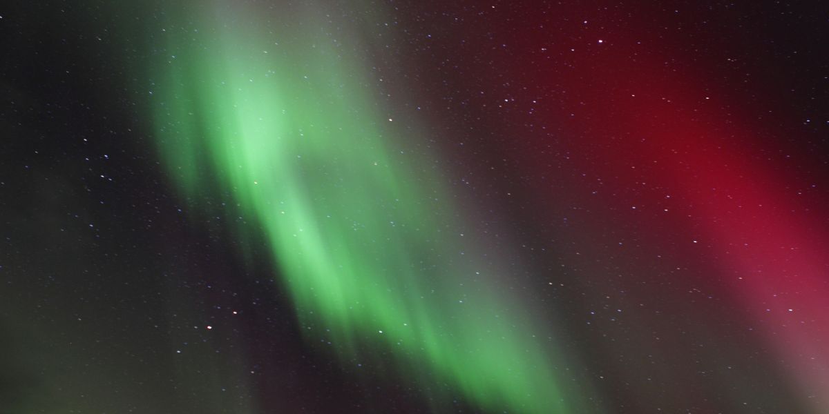 Så du nordlyset i går?  Derfor lyste de i netop disse farver