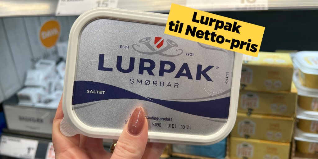 Netto med vildt tilbud på Lurpak: Du skal skynde dig afsted