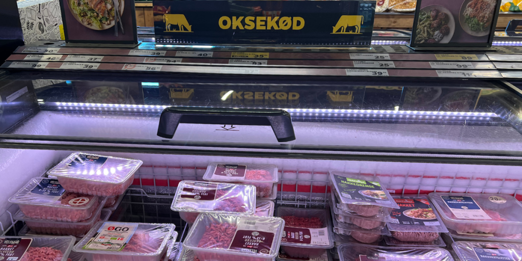 Danskerne strømmer til ny butik: Oksekød er 65% billigere