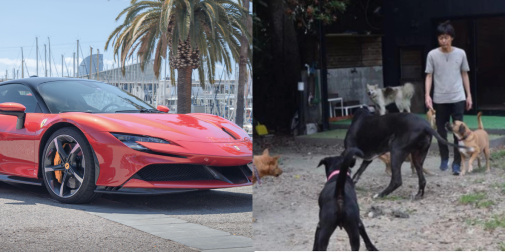 For 10 år siden reddede hans hund ham fra selvmord: Så solgte han sin dyre Ferrari og gjorde noget helt utroligt