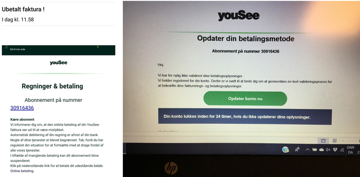 Pas på disse mails: Dansk tv-udbyder misbruges af svindlere