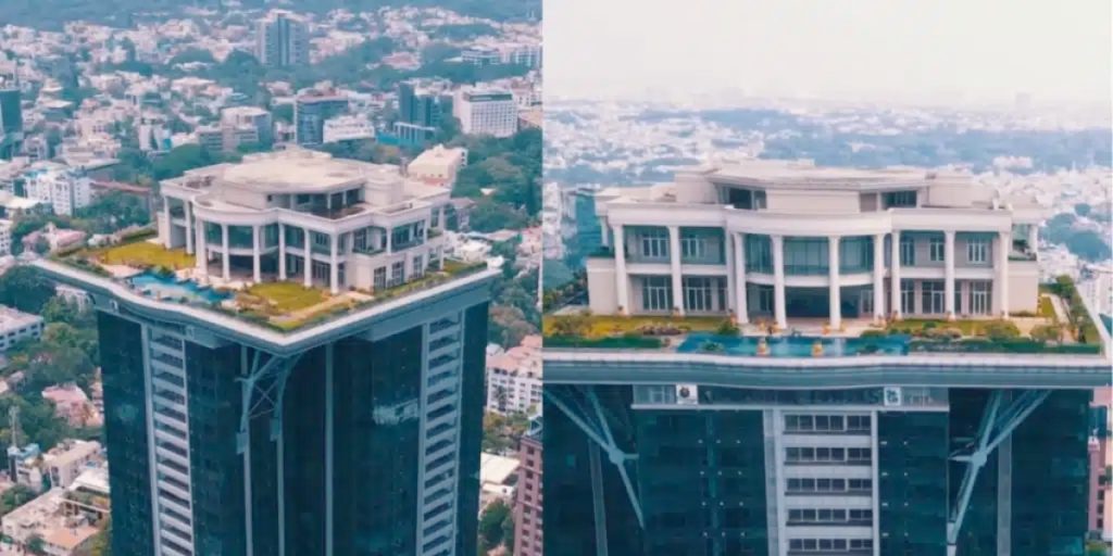 Rigmand brugte 131 millioner kroner på kopi af Det Hvide Hus på toppen af skyskraber: Men han kan ikke bo i det