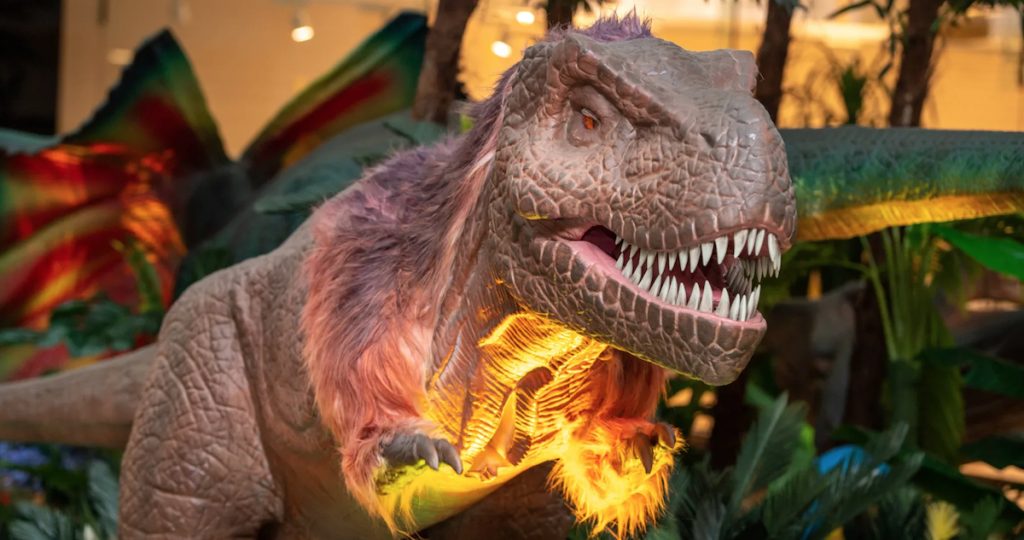 Dinosaurerne er løs i Plantorama i Vejle