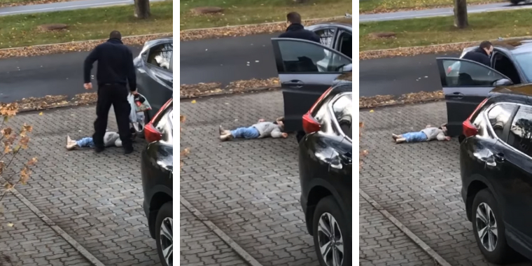 2-årig nægter at flytte sig – så får faren en genial ide