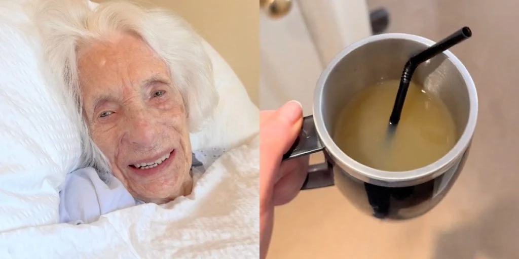 Den ene drik, som en 103-årig kvinde siger, at hun aldrig vil undvære
