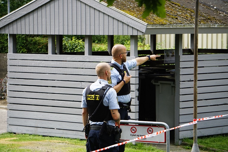 22-årige dræbt: Politi massivt tilstede