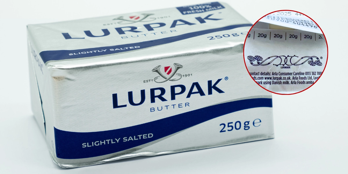 Årsagen til dette skjulte symbol på Lurpak vil overraske dig