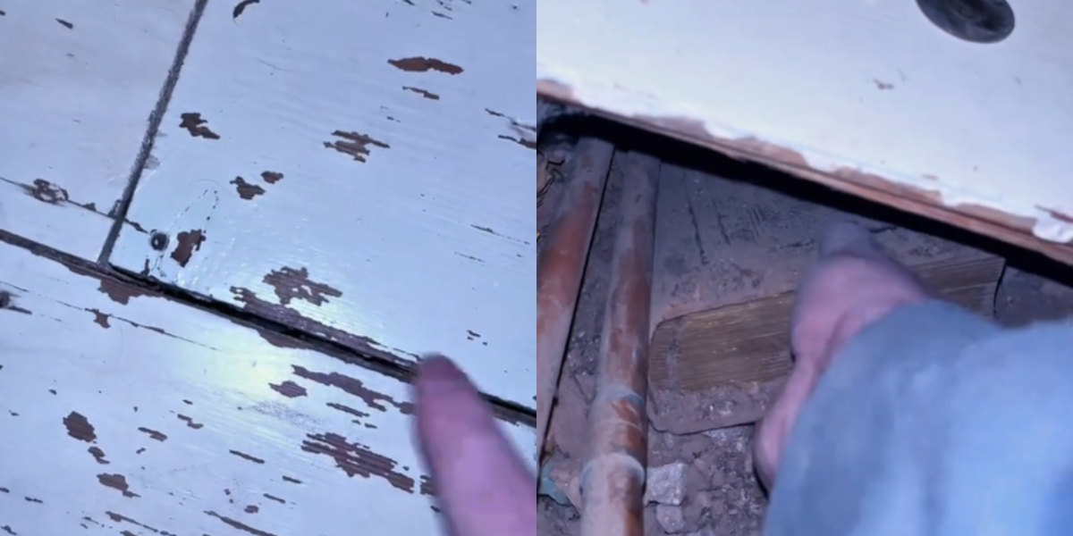 Amelia flyttede ind i et 250 år gammelt hus – det hun finder under gulvet, vil give dig kuldegysninger